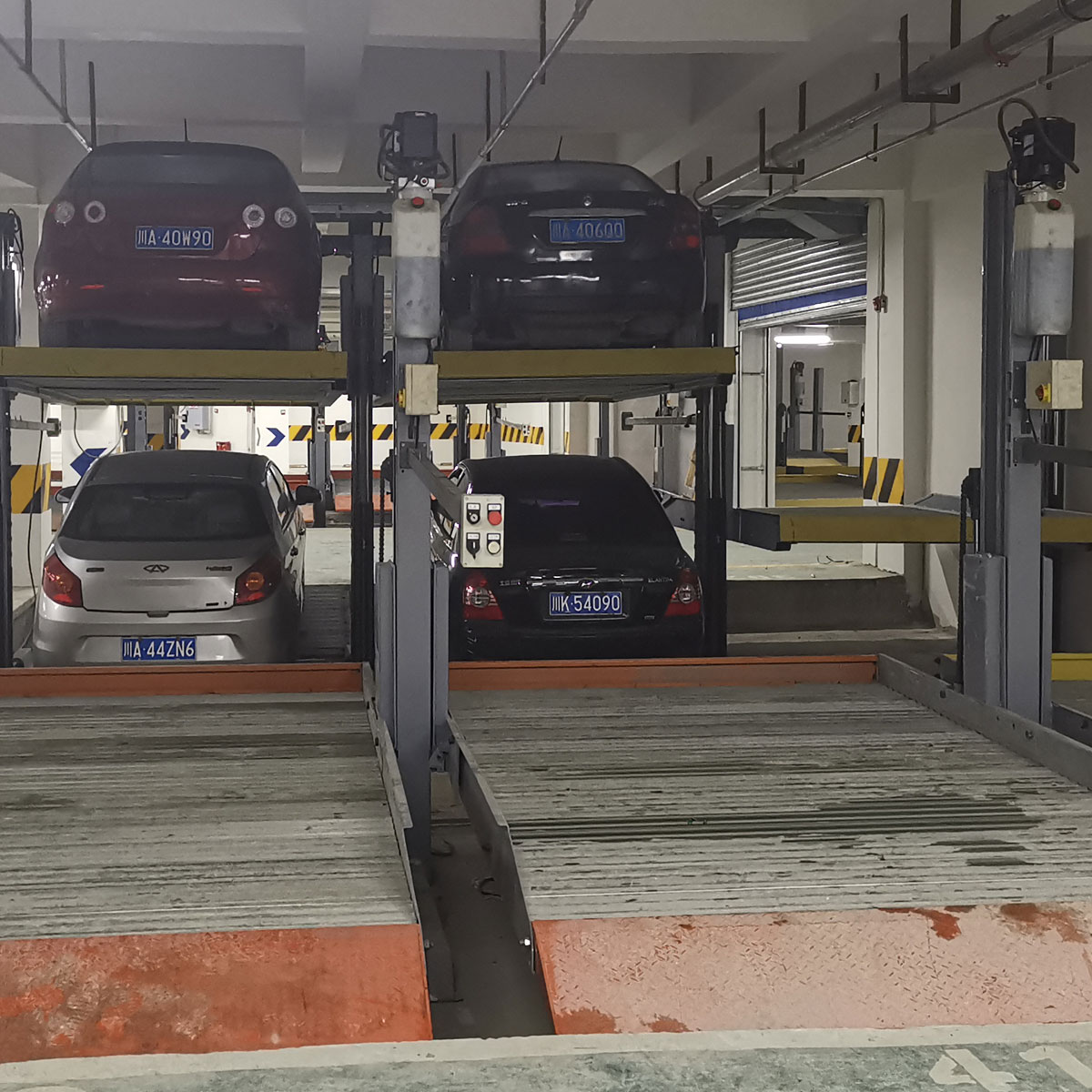 四柱機械停車過驗收